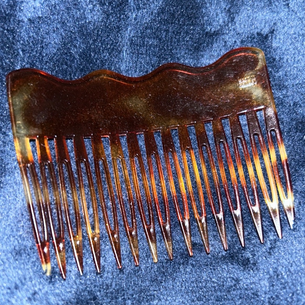 Vintage French Tortoiseshell Hair Comb - Picture 2 of 4